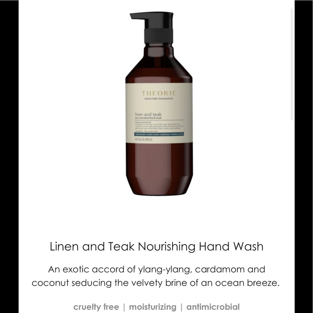 THEORIE - Linen and Teak - Hand Wash
